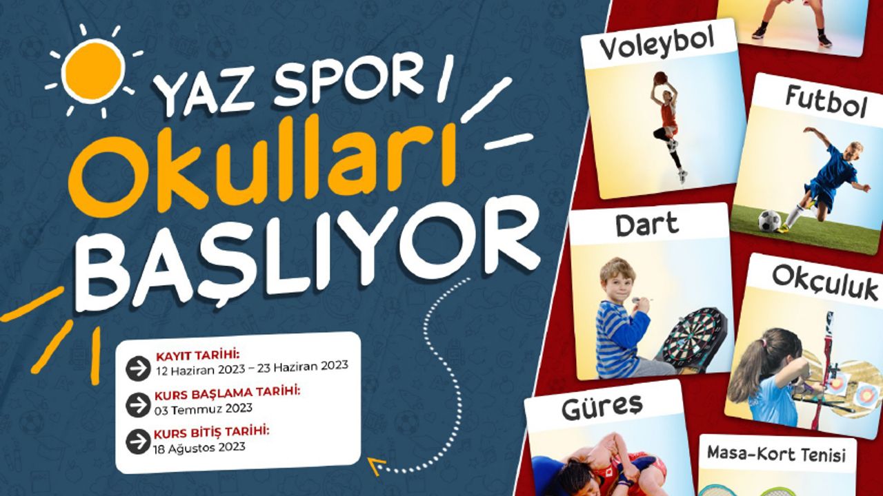 Mustafakemalpaşa'da Yaz Spor Okulları Başlıyor