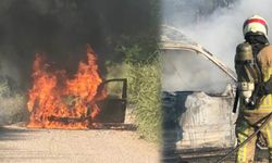 Seyir Halinde Alev Aldı
