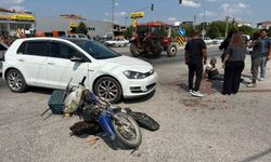 Otomobil İle Motosiklet Çarpıştı 1 Yaralı