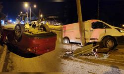 Sanayi Işıklarında Kaza; 3 Yaralı