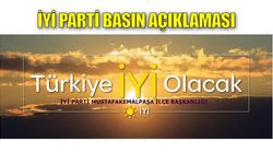 İYİ Parti Basın Açıklaması!