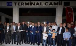 Bursa'da terminale modern cami ibadete açıldı