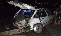 Mustafakemalpaşa Koşuboğazı Kavşağı'nda Kaza