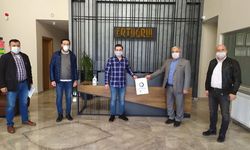 Mustafakemalpaşa'daki işletmelere Ticaret ve Sanayi Odası'ndan maske desteği