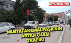 Mustafakemalpaşa'nın artan çilesi: Trafik!