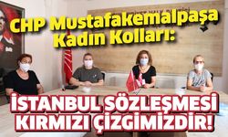 CHP Mustafakemalpaşa Kadın Kolları'ndan Basın Açıklaması