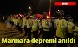 Bursa'da Marmara depremi anıldı