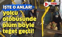 Bursa'da yolcu otobüsünde ölüm teğet geçti