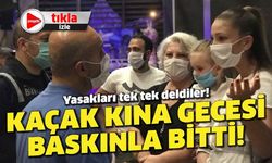 Bursa’da kaçak kına gecesine baskın