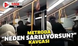 Bursa'da metroda "neden sarılıyorsun" kavgası