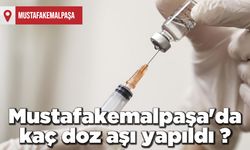 Mustafakemalpaşa'da kaç doz aşı yapıldı?