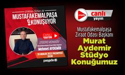 Mustafakemalpaşa Ziraat Odası Başkanı Mehmet Aydemir Stüdyo Konuğumuz // CANLI YAYIN