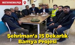 Şehriman'a 15 Dekarlık Bamya Projesi