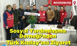 Sosyal Yardımlaşma Derneği’nden, Türk Kızılay’ına Ziyaret
