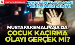 Mustafakemalpaşa'da Çocuk Kaçırma Olayı Gerçek mi?