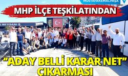 MHP İlçe Teşkilatından ''Aday Belli Karar Net'' Çıkarması