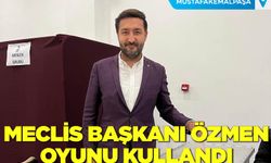 Meclis Başkanı Özmen Oyunu Kullandı