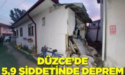 Düzce'de 5,9 Şiddetinde Deprem