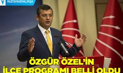 Özgür Özel'in İlçe Programı Belli Oldu