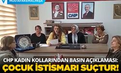 CHP Kadın Kollarından Basın Açıklaması: Çocuk İstismarı Suçtur!