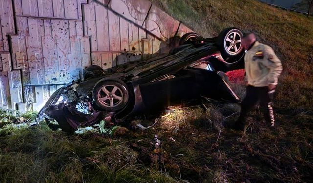 Takla Atan Otomobilden, Burnu Kanamadan Çıktı
