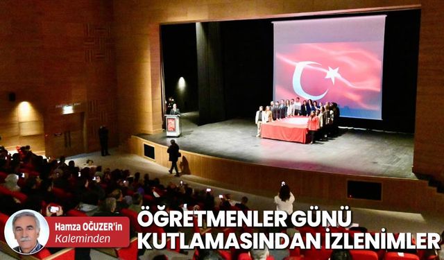 Öğretmenler Günü Kutlamasından İzlenimler