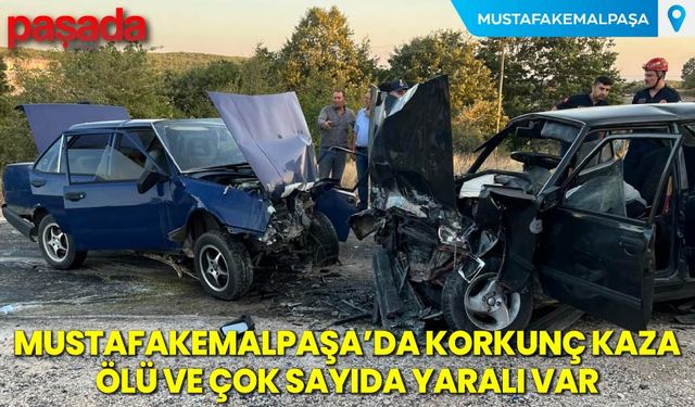 Mustafakemalpaşa’da Korkunç Kaza: Ölü ve Çok Sayıda Yaralı Var