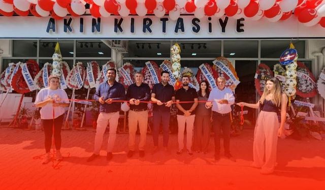 Akın Kırtasiye Resmi Açılışı Yaptı
