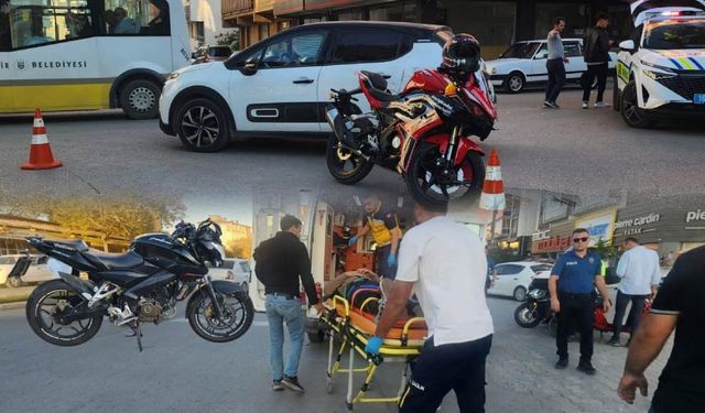 İki Kaza İki Yaralı Motosiklet Sürücüsü