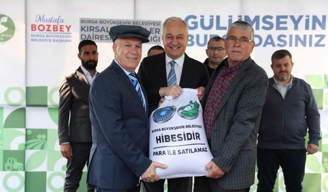 Mustafakemalpaşa'da Üretildi, Bursa'ya Dağıtılıyor