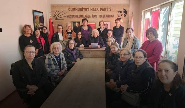 CHP Kadın Kolları'' Şiddete Mecbur Değiliz''