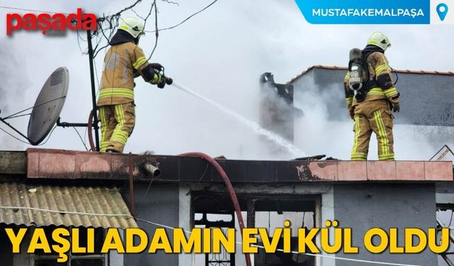 Yaşlı Adamın Evi Kül Oldu