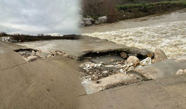 Kopan Parçanın Ardından Köprü Tehlike Saçıyor
