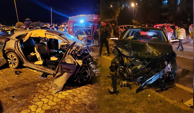 Terminal Yolunda Feci Kaza!