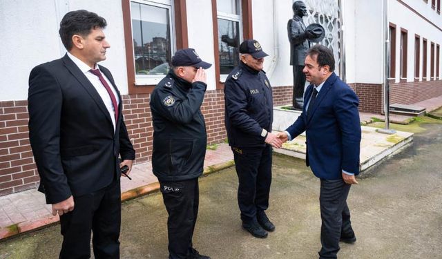 İl Emniyet Müdürü Kadir Gökçe’den Mustafakemalpaşa’ya Ziyaret