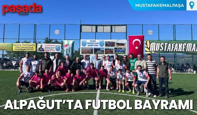 Alpağut'ta Futbol Bayramı