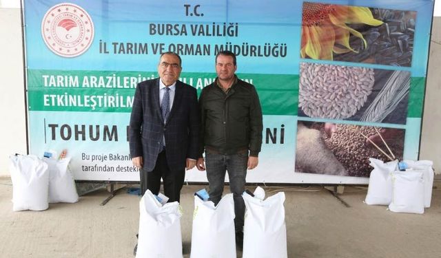Mustafakemalpaşa'da Üreticiye ''TAKE'' Desteği