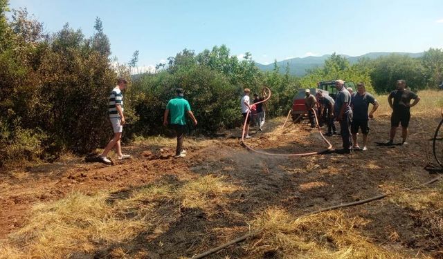 Paşalar'da Yangına Anında Müdahale