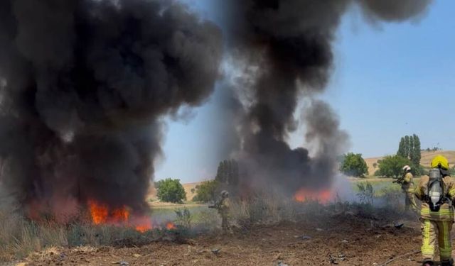 Sulama Hortumları Alev Aldı
