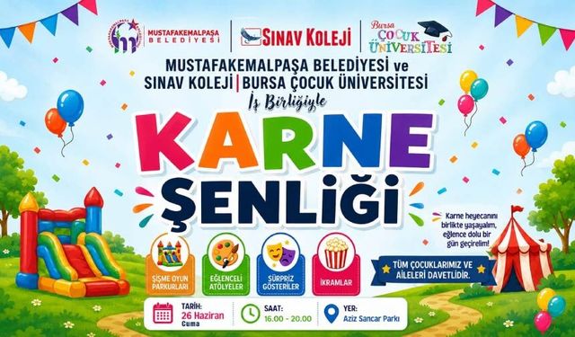 Belediyeden Karne Şenliği