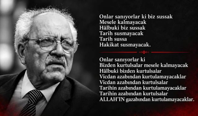 ''Onlar Sanıyorlar ki'' Sezai Karakoç