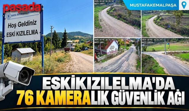Eski Kızılelmada 76 Kameralık Güvenlik Ağı