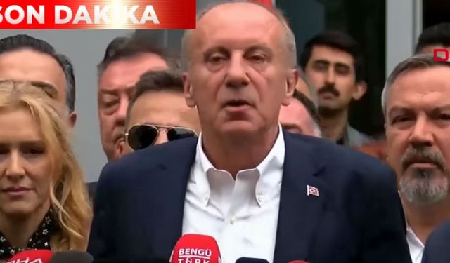 Muharrem İnce Adaylıktan Çekildi