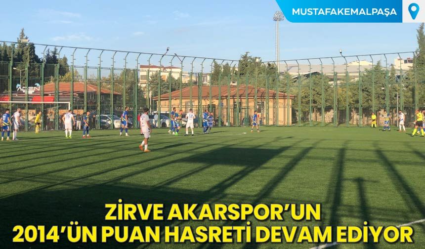 Zirve Akarspor'un, 2014'ün Hasreti Devam Ediyor
