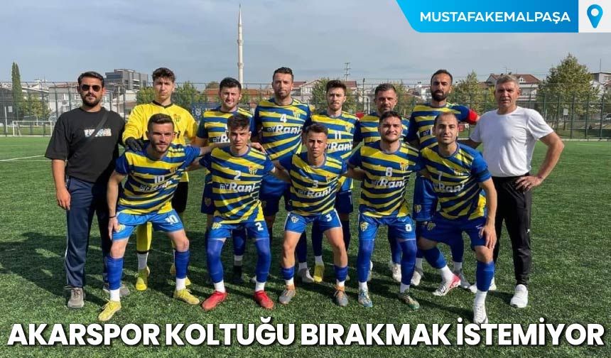 Akarspor Koltuğu Bırakmak İstemiyor