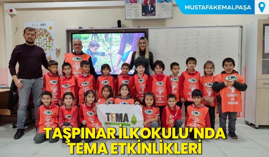 Taşpınar İlkokulu'nda Tema Etkinlikleri