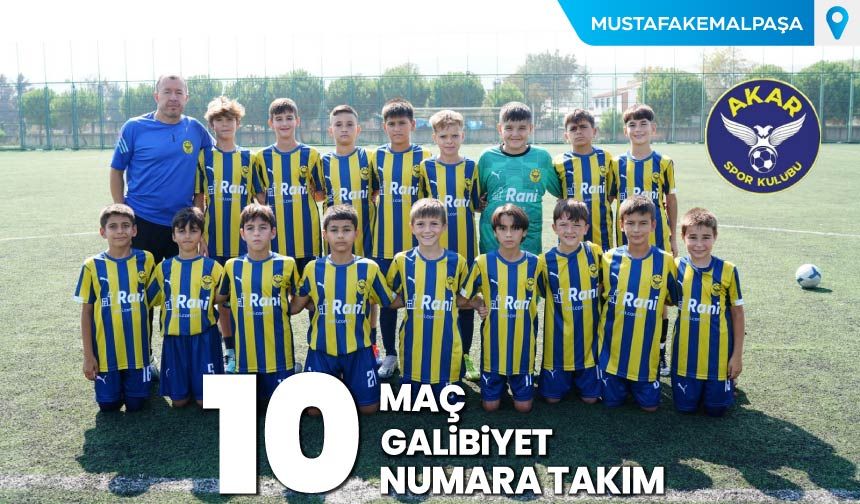 10 Maç 10 Galibiyet 10 Numara Takım