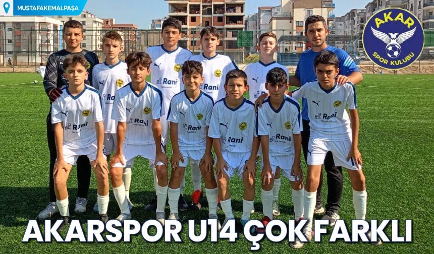 Akarspor U14 Çok Farklı