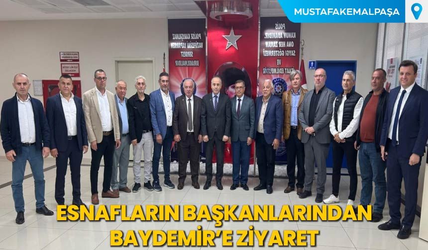 Esnafların Başkanlarından Baydemir'e Ziyaret