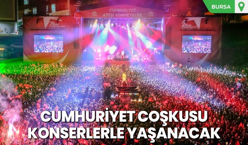 Cumhuriyet Coşkusu Konserlerle Yaşanacak